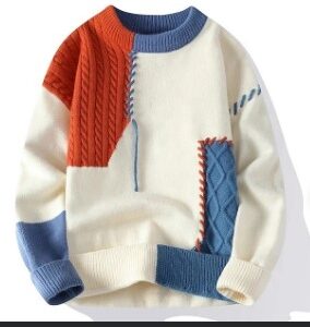 Men Sweater Fashion Warm Pullover Knitted Casual Wear Autumn Winter Outdoor Top Clothing Factory Direct New Style Men Sweatshirt